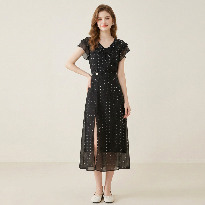 Elegant Ruffle Dress