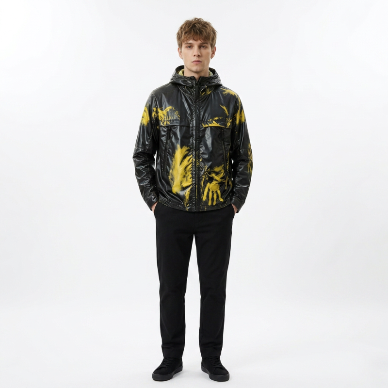 Temperature-sensitive Hooded Windbreaker