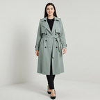 Korean Style Plus Size Trench Coat