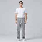 Straight-leg Ice Silk Casual Pants