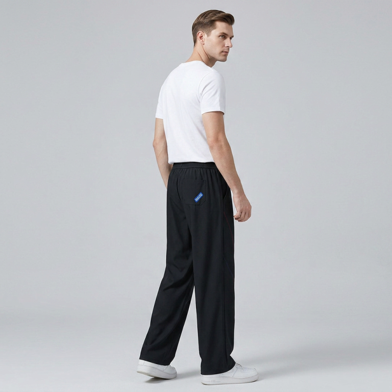 Straight-leg Ice Silk Casual Pants