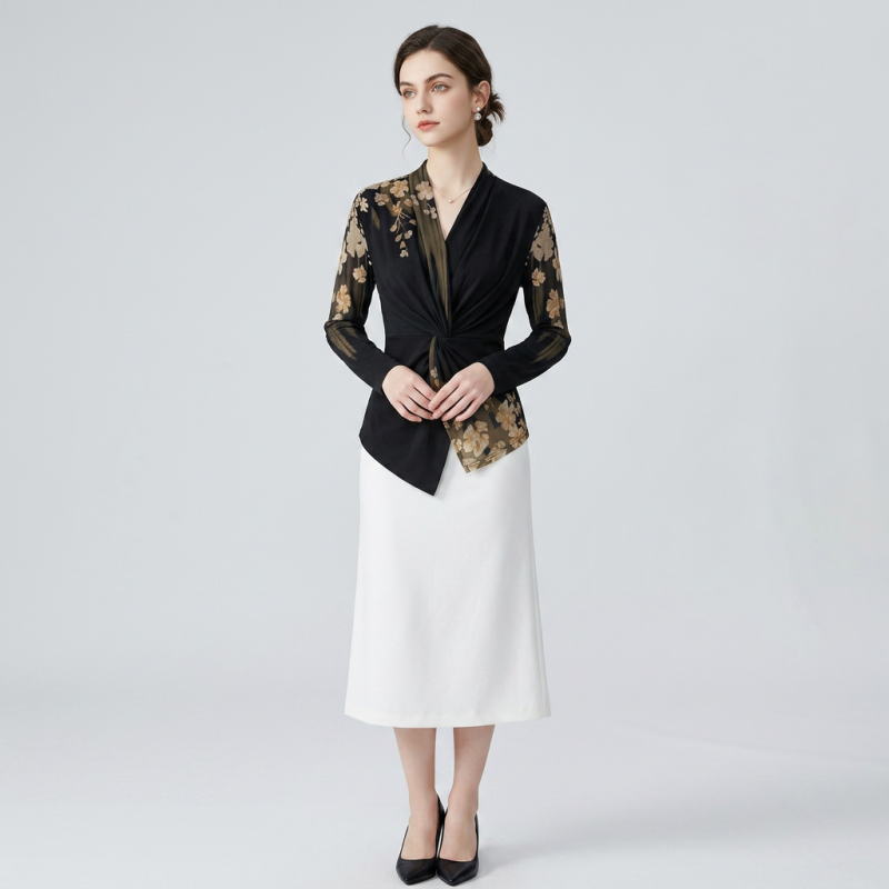 Stylish And Slimming Top