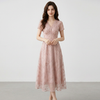 French-style Luxury Long Dress