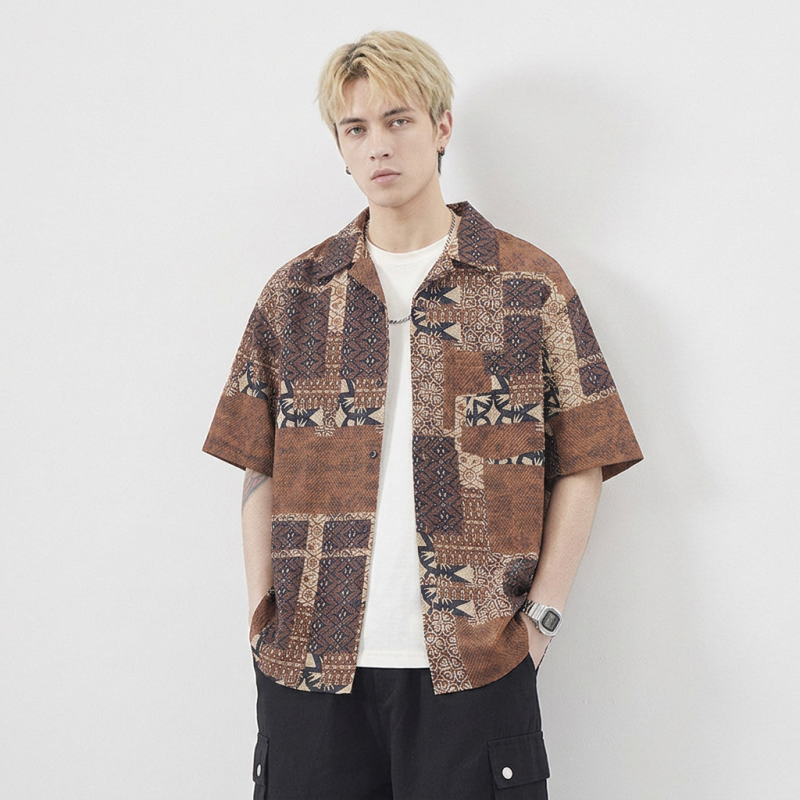 Retro Print Shirt