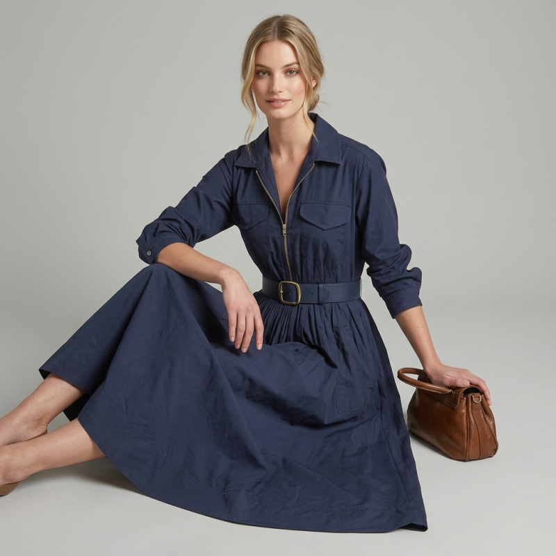 Luxury Fashion Shirt Dress