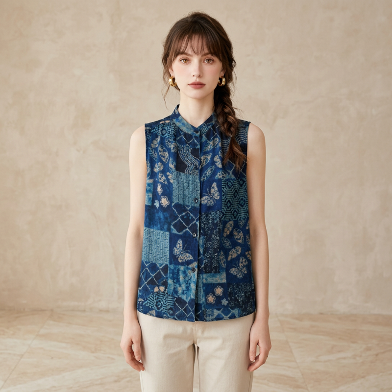 Fashionable Printed Top